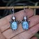 Náušničky z larimarů