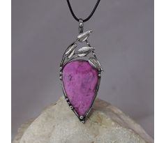 Kobaltokalcit s lístečky